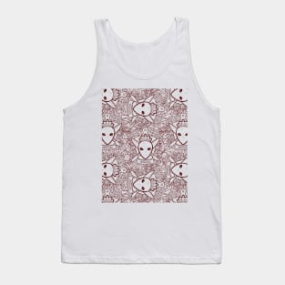 Carrot/Radish and Knife Coat of Arms Tank Top